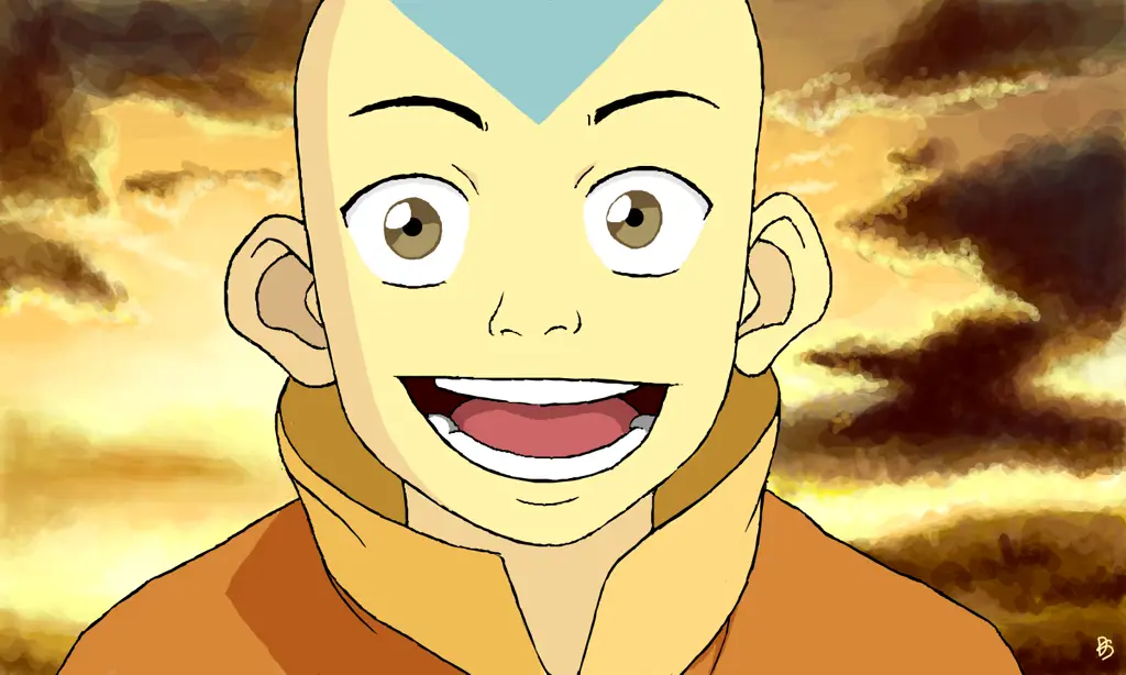 Gambar Aang, Avatar dari serial Avatar: The Last Airbender