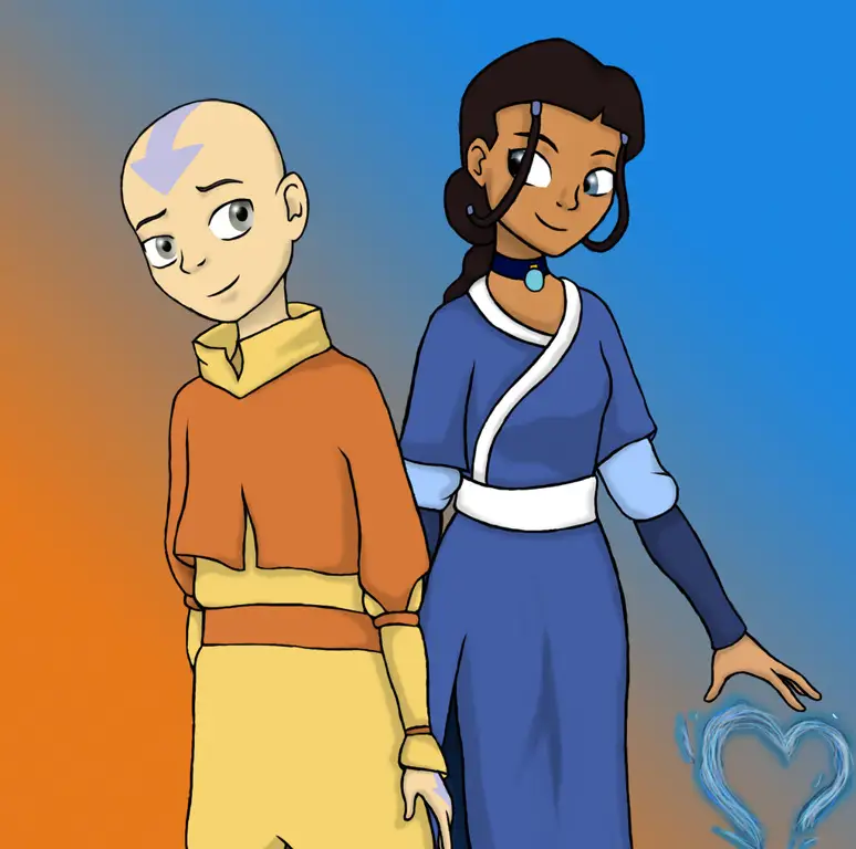 Aang, sang Avatar, dalam poster promosi