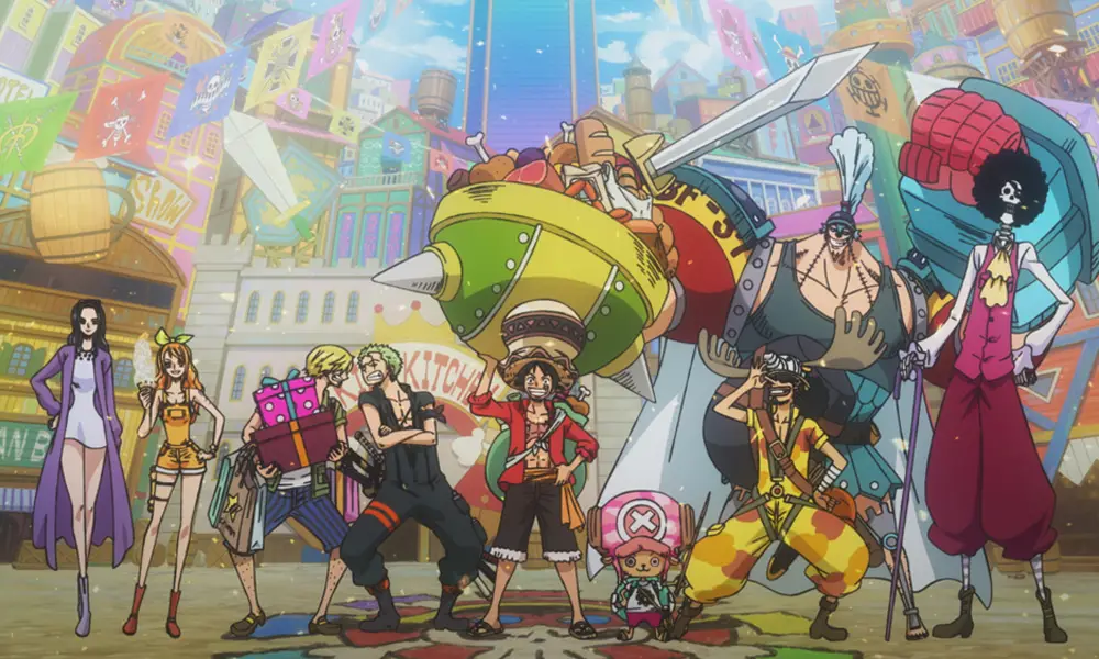 Adegan aksi seru dari film One Piece Stampede