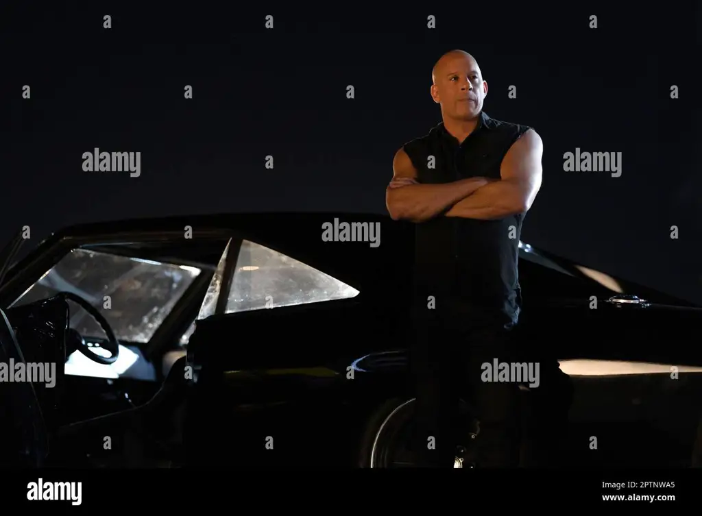 Vin Diesel sebagai Dom Toretto dalam Fast and Furious 9