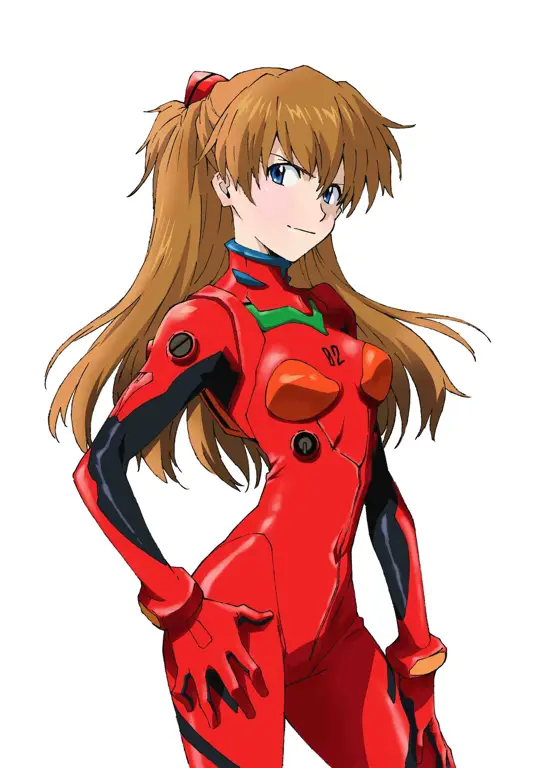 Gambar Asuka dari anime Neon Genesis Evangelion