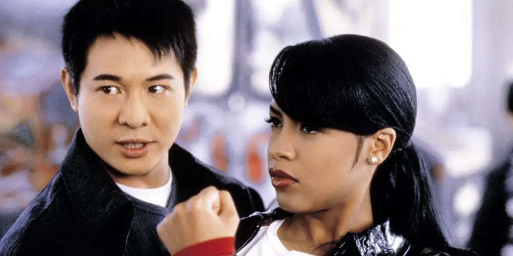 Jet Li dan Aaliyah dalam film Romeo Must Die