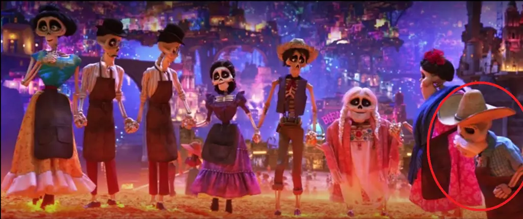 Adegan keluarga di film Coco