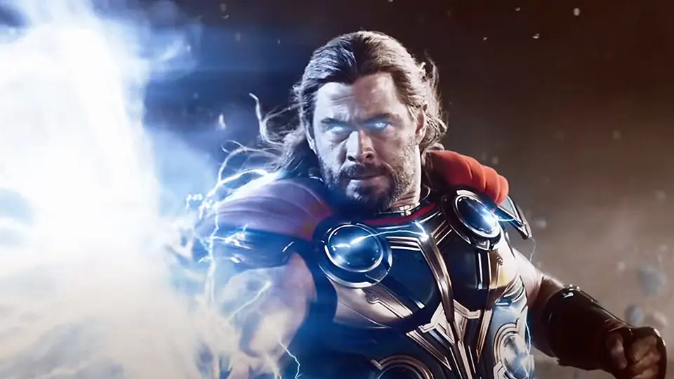 Adegan aksi di film Thor Love and Thunder