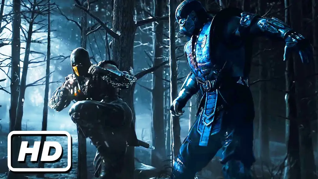 Adegan pertarungan Sub-Zero di film Mortal Kombat 2021