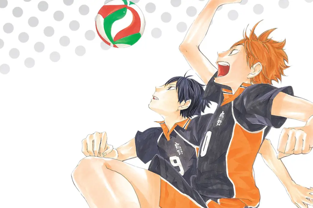 Pertandingan voli Haikyuu! yang menegangkan