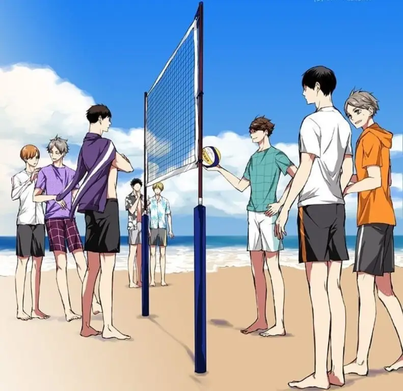 Pertandingan voli dalam anime Haikyuu!!