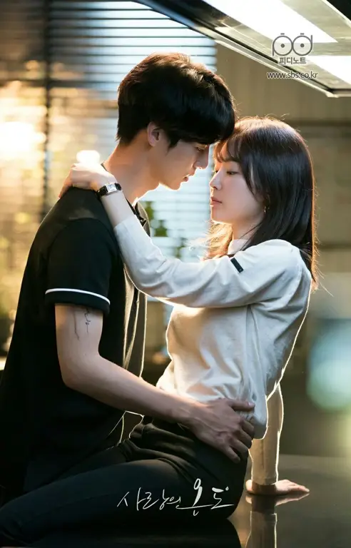 Gambar romantis dari drama web Korea