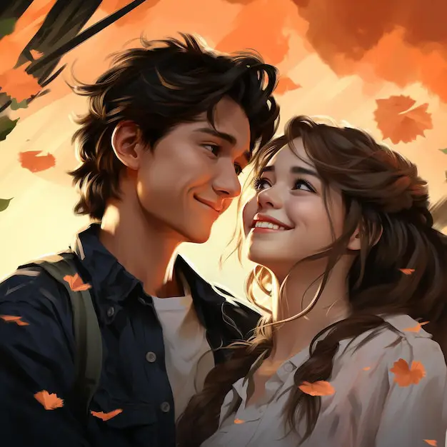 Pasangan Jepang yang romantis