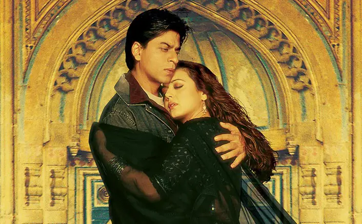 Shahrukh Khan dan Preity Zinta dalam adegan Veer Zaara