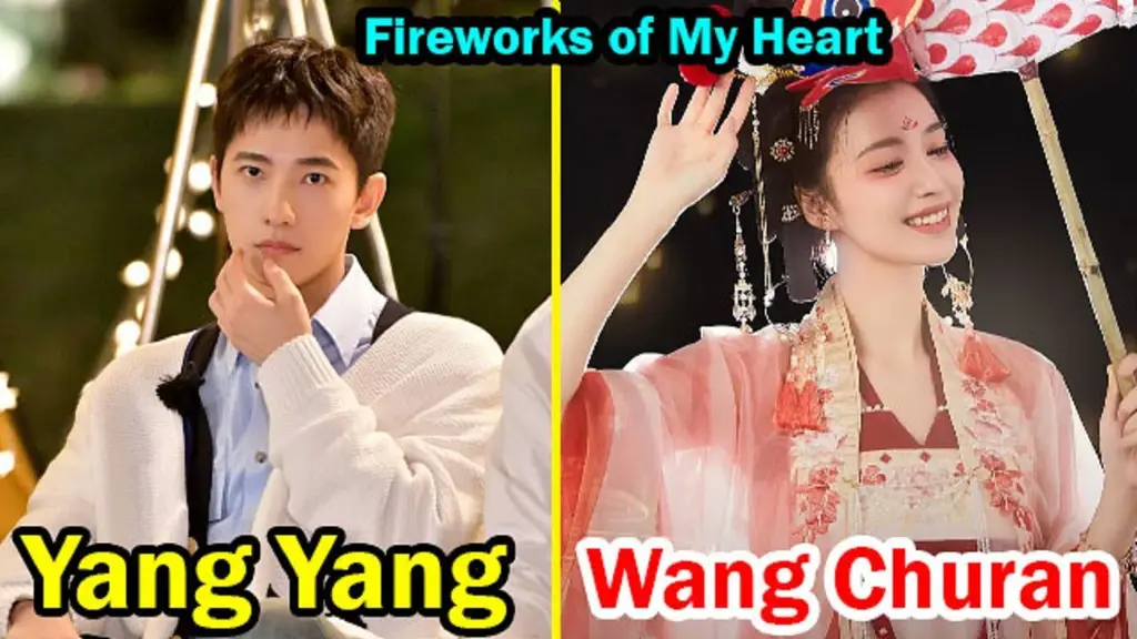 Foto Yang Yang dan Wang Churan dalam drama Fireworks of My Heart