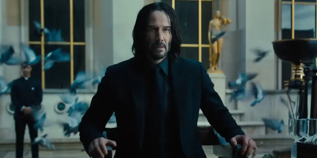 Adegan aksi menegangkan dari film John Wick 4