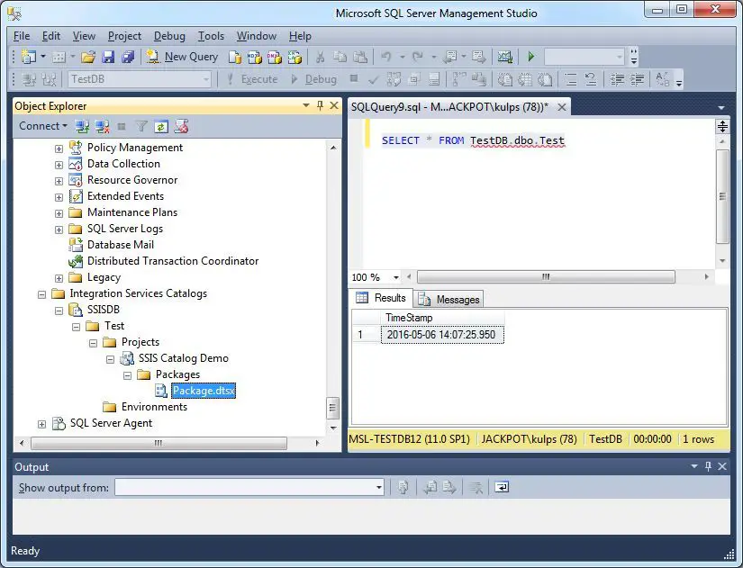 Gambar ilustrasi alat debugging SSIS