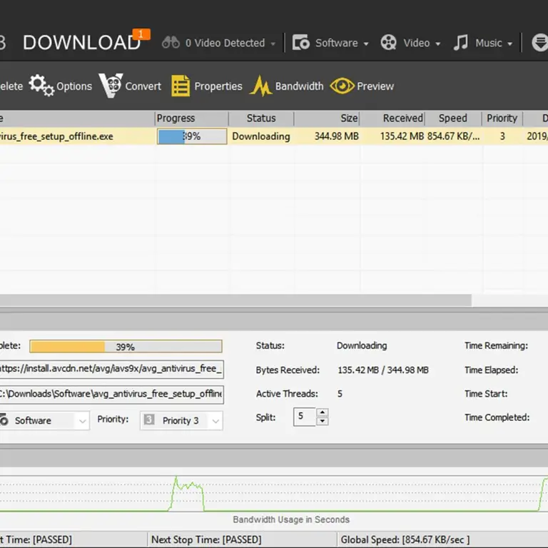 Gambar berbagai macam software download manager