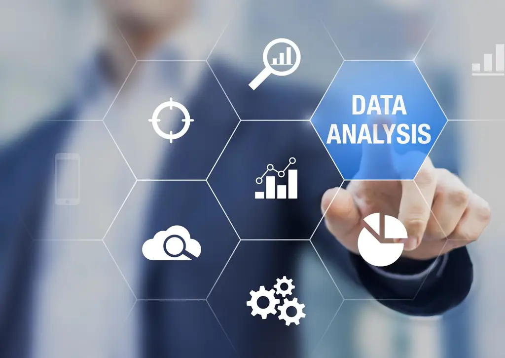 Diagram atau grafik yang menunjukkan analisis data