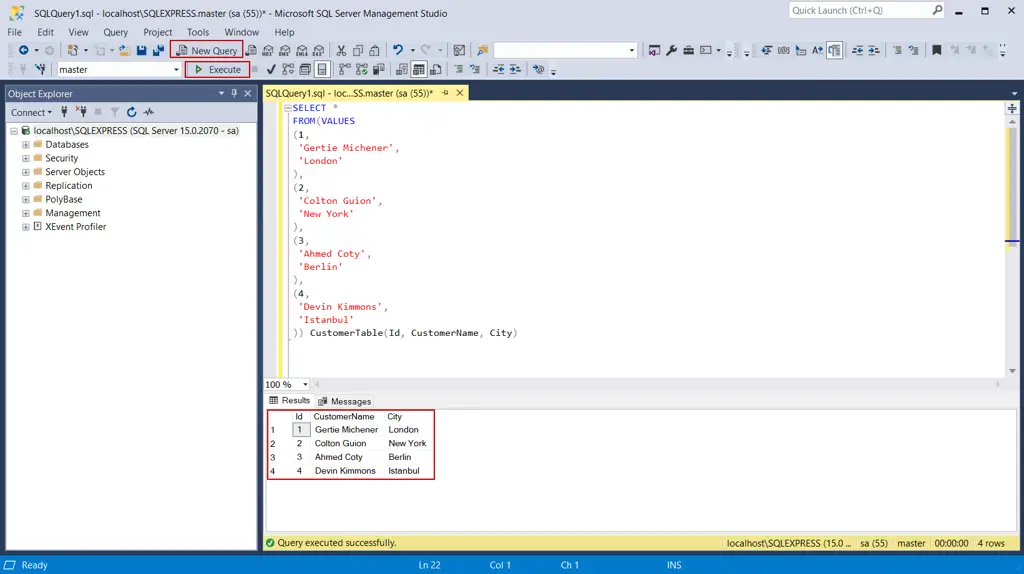 SQL Server Management Studio (SSMS)