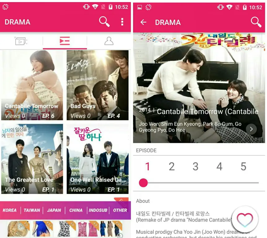 Aplikasi streaming drama Korea