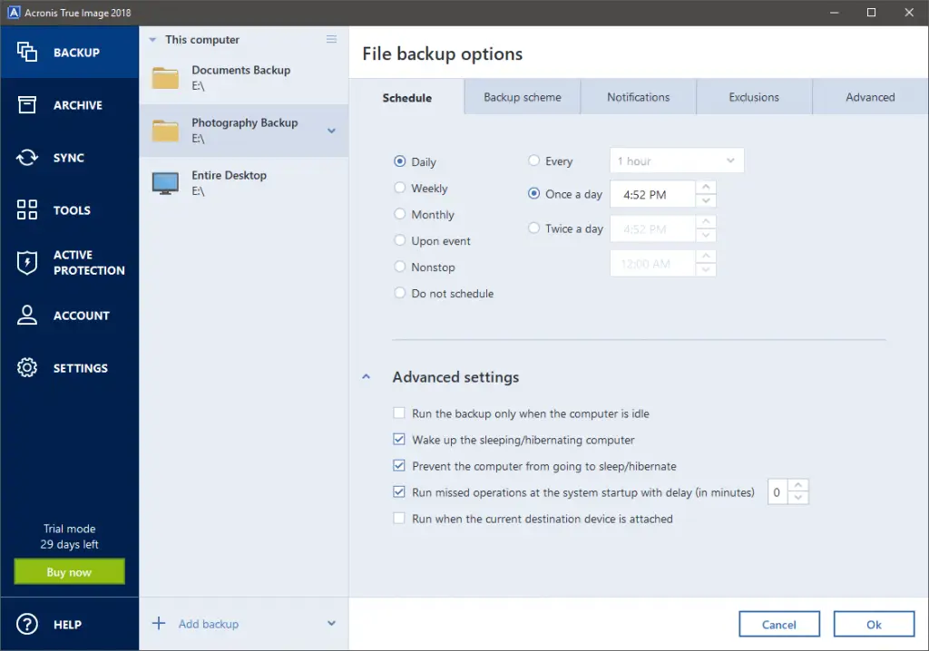 Contoh software backup data untuk komputer