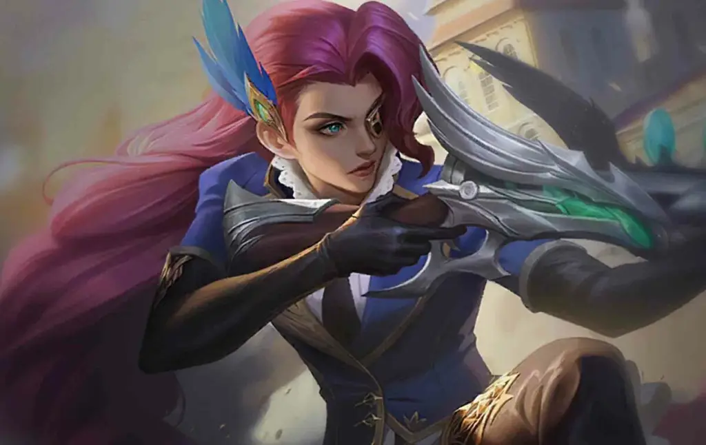 Gambar resmi Lesley dari Mobile Legends