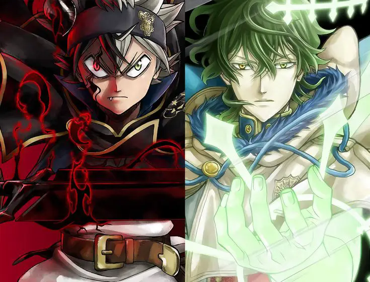 Gambar Asta dan Yuno dari Black Clover