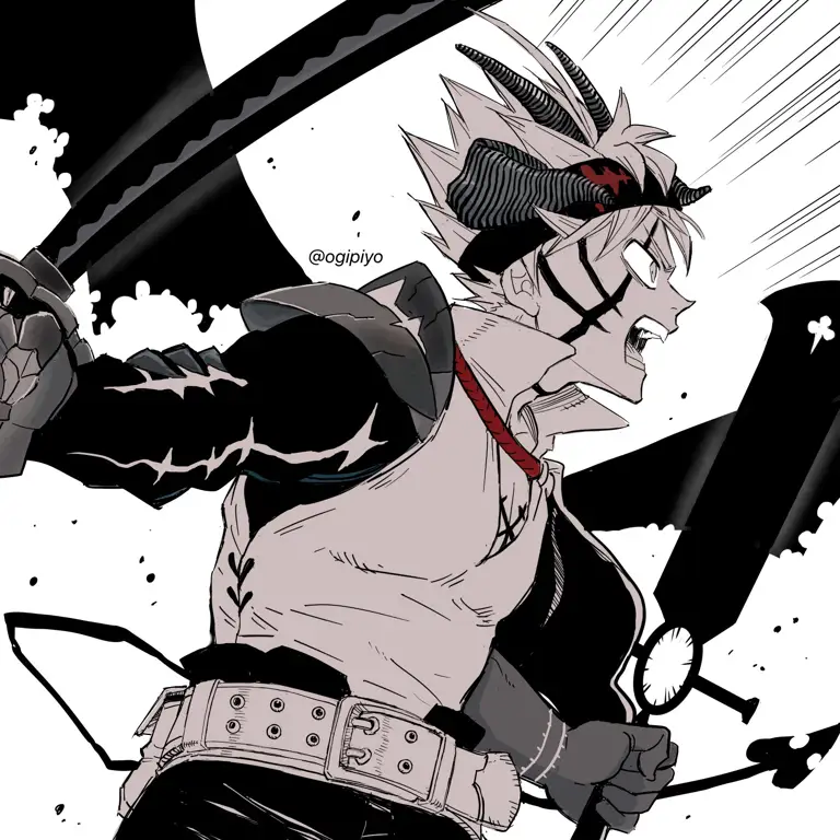 Asta, karakter utama dalam manga Black Clover