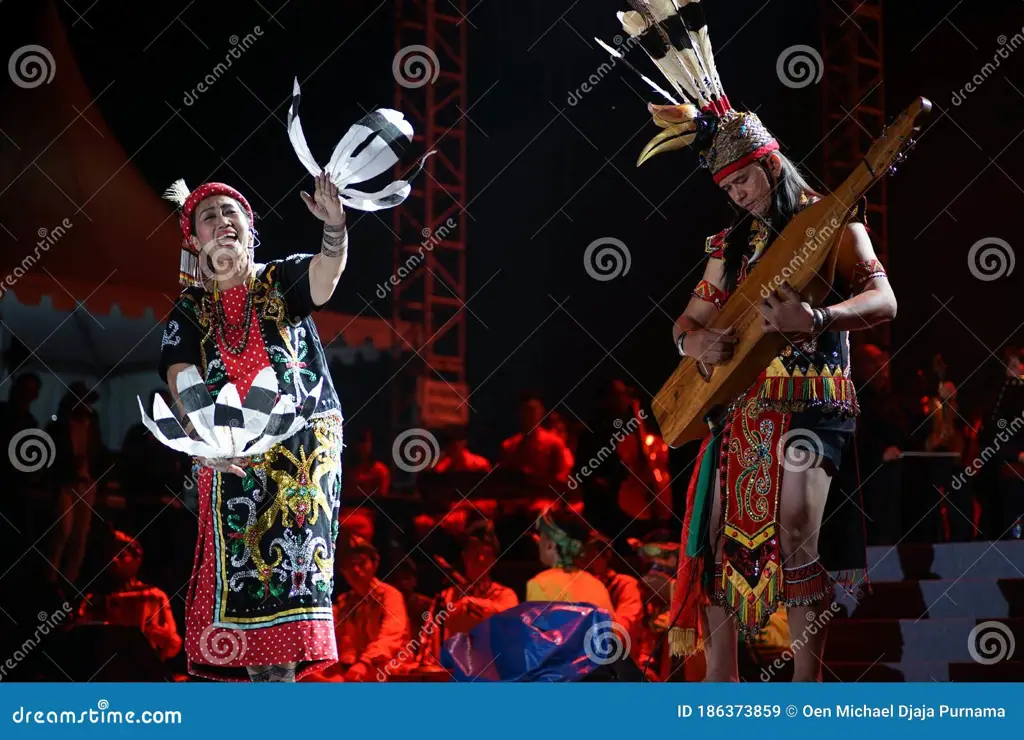 Penampilan budaya Dayak