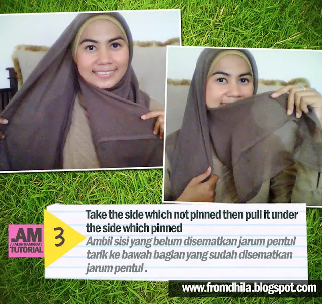 Video tutorial langkah demi langkah untuk memakai jilbab colmek