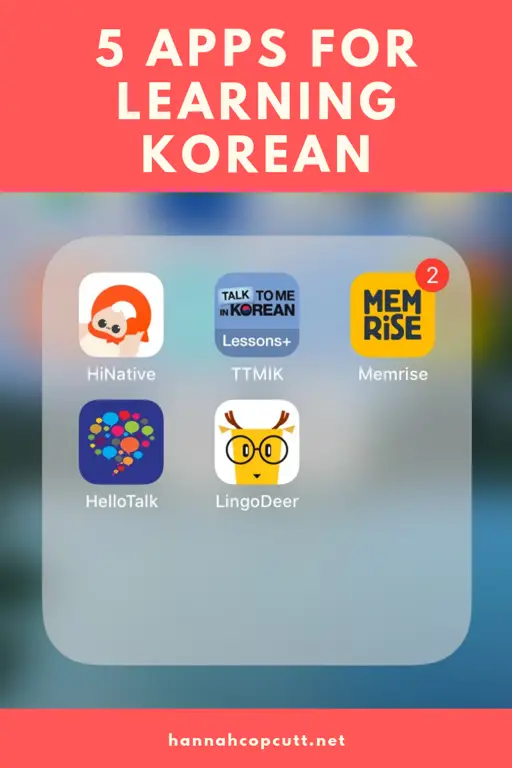 Aplikasi belajar bahasa Korea di smartphone