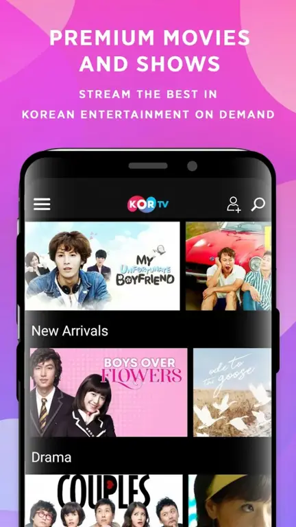 Aplikasi streaming drama Korea