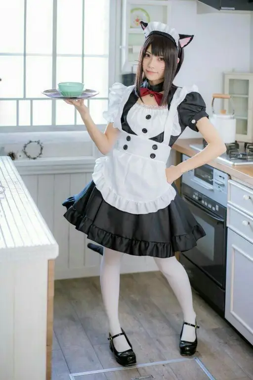 Cosplay JAV Maid yang Imut dan Menggemaskan