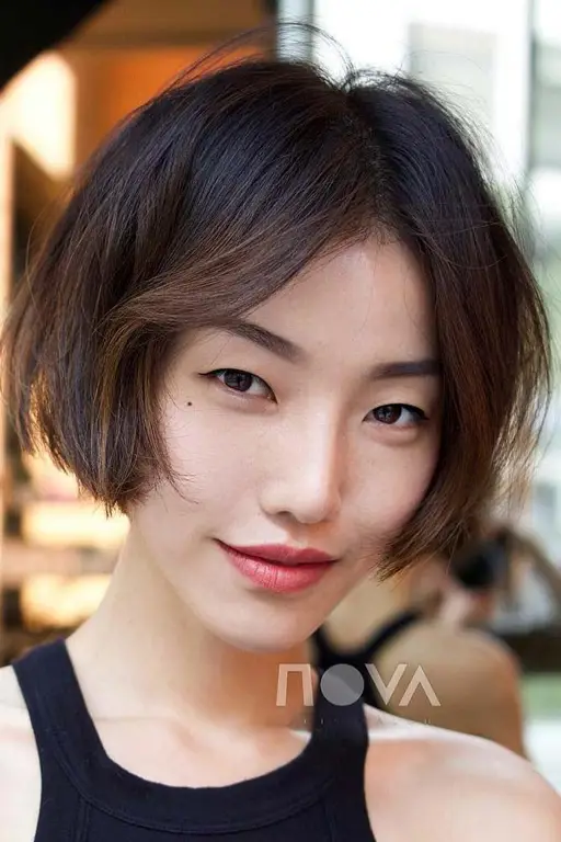 Gambar berbagai gaya rambut pendek wanita Asia