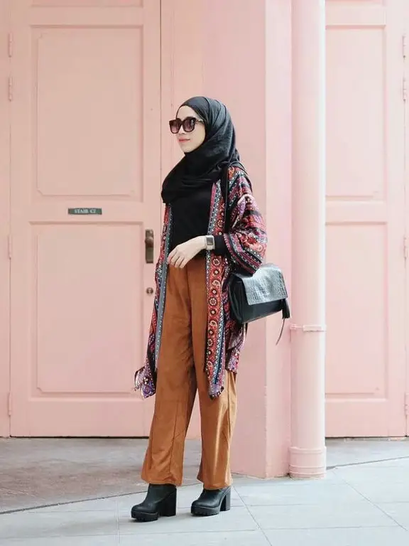 Inspirasi OOTD Hijab Vintage