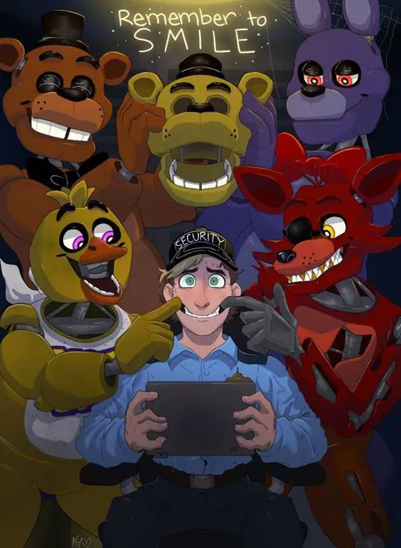 Gambar fanart FNAF