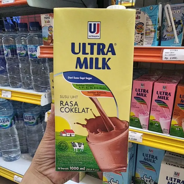 Kemasan Susu Ultra Milk Coklat