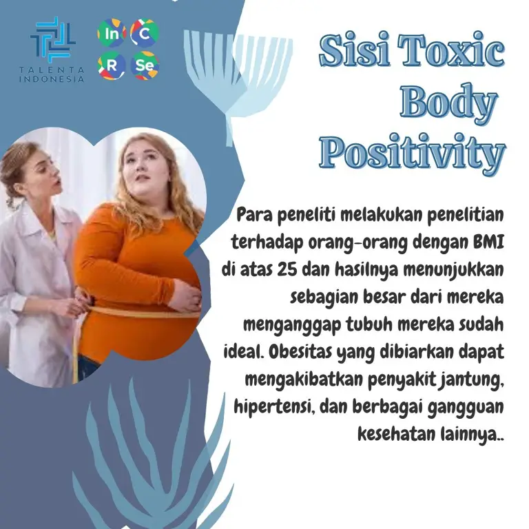 Gambar yang mempromosikan body positivity di Indonesia