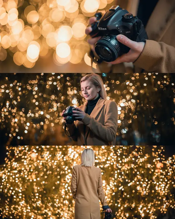 Gambar close-up dengan efek bokeh yang dramatis