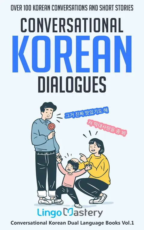 Gambar buku frasa bahasa Korea