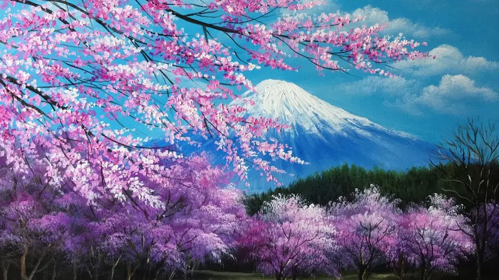 Gambar bunga sakura Jepang yang indah