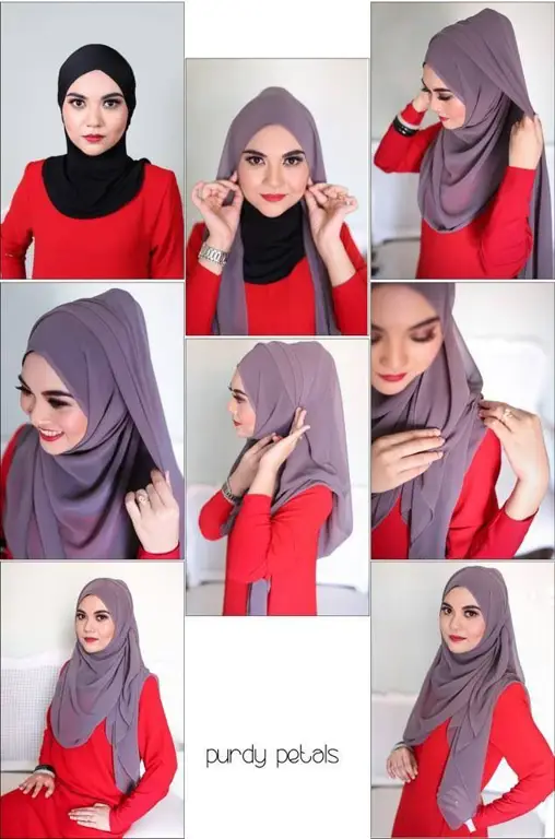 Tutorial jilbab simple dan elegan