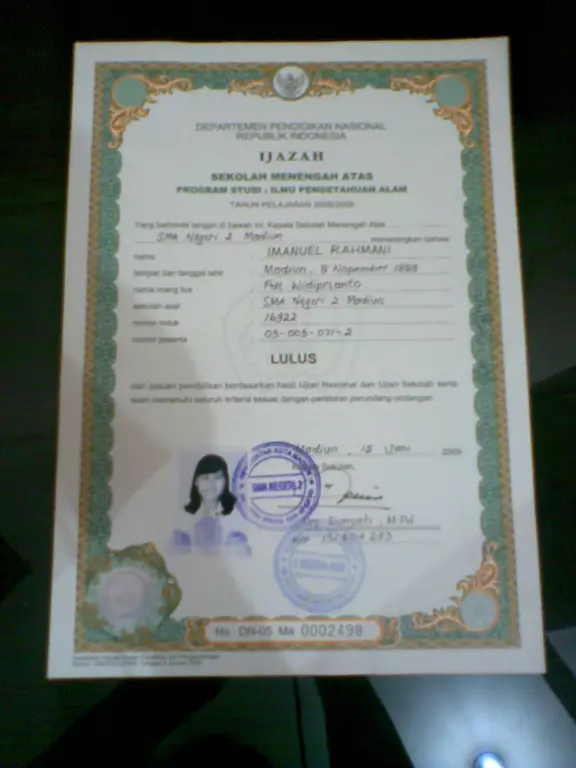 Cara memverifikasi ijazah SMA