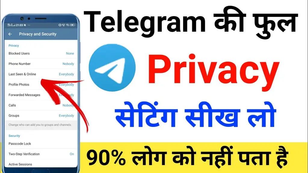 Pengaturan Privasi Telegram