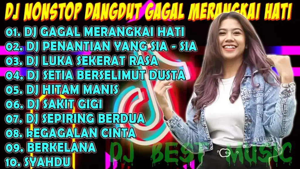 Contoh challenge dance di TikTok dengan lagu dangdut