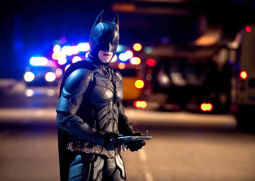 Christian Bale sebagai Batman dalam The Dark Knight