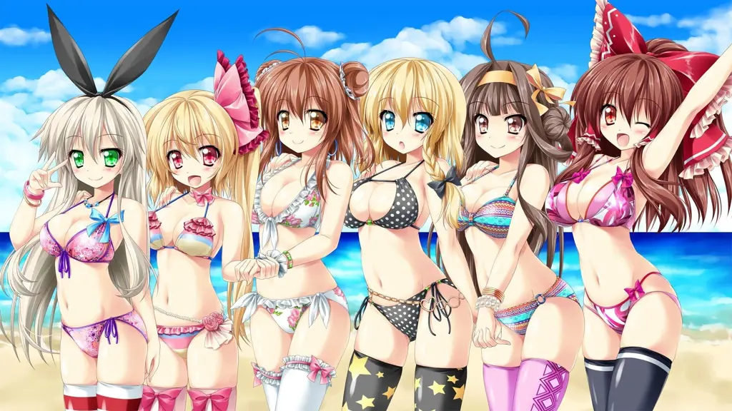 Gambar anime dengan tema ecchi