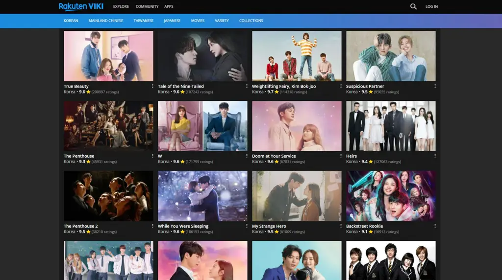 Antarmuka platform streaming drama Korea