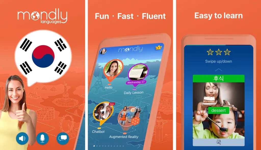 Aplikasi belajar bahasa Korea di smartphone