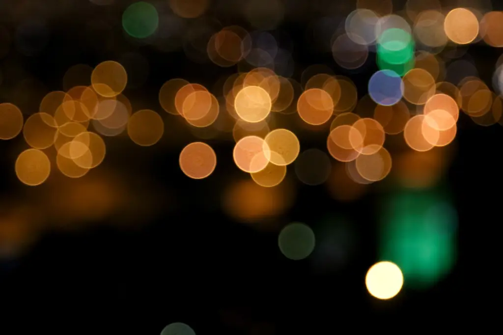 Berbagai contoh bokeh dalam fotografi