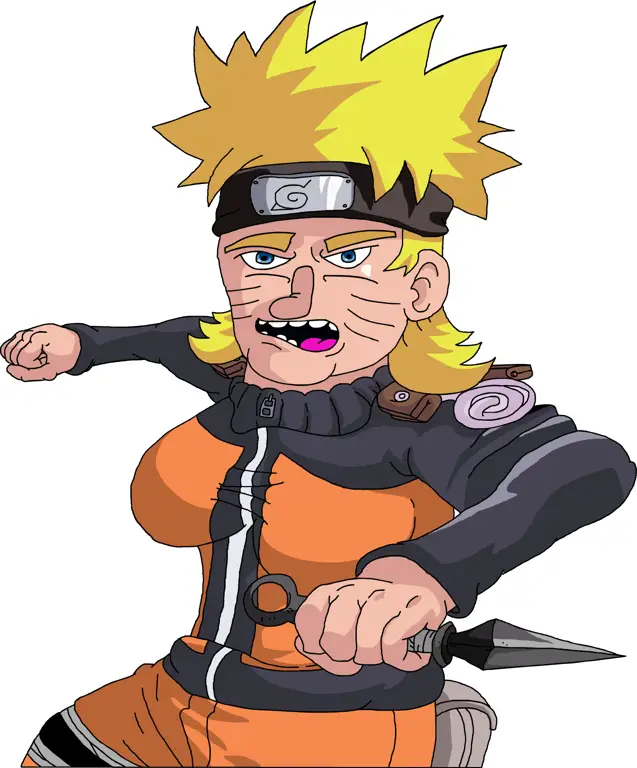 Gambar fan art Naruto bertema dewasa