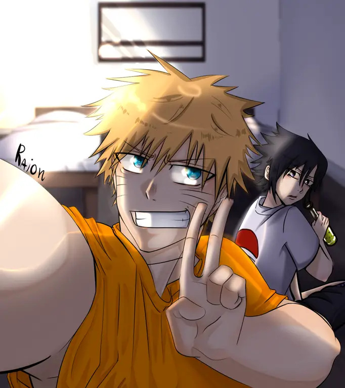 Gambar fan art Naruto yang aman dan sesuai norma