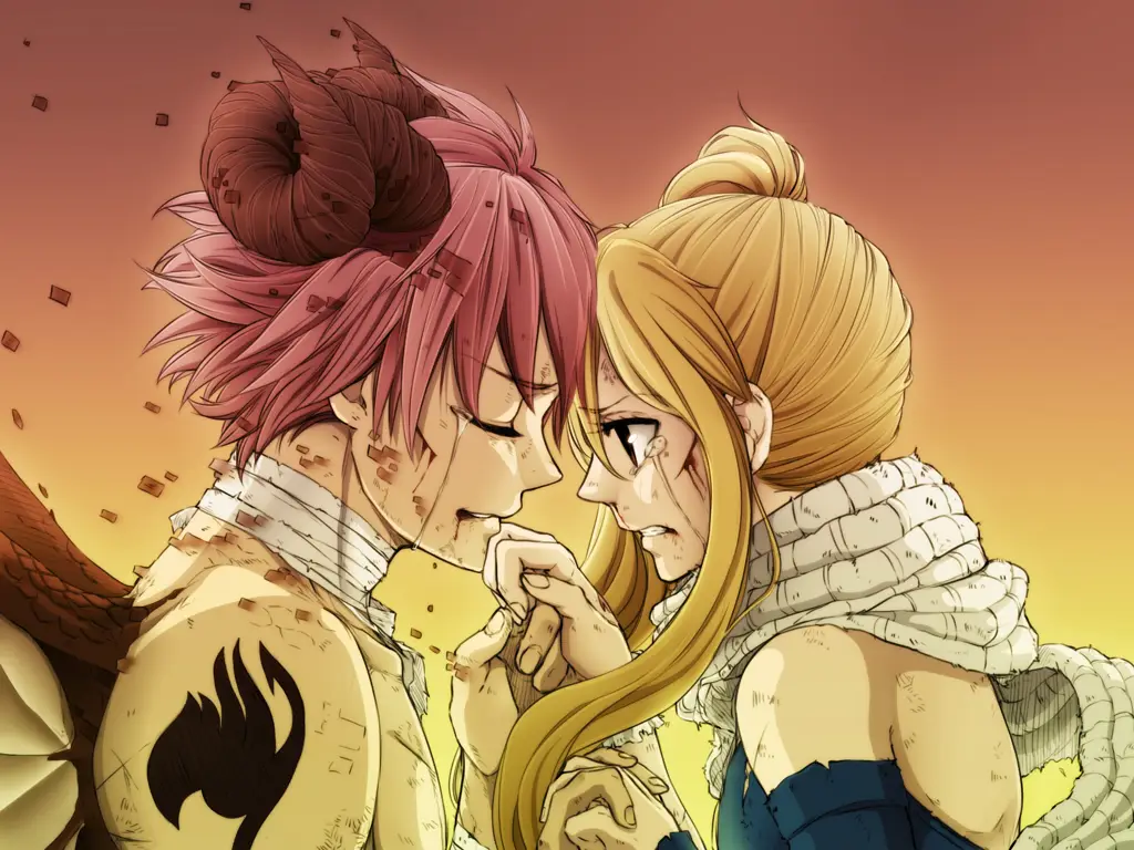 Gambar fanart Fairy Tail dengan nuansa hentai